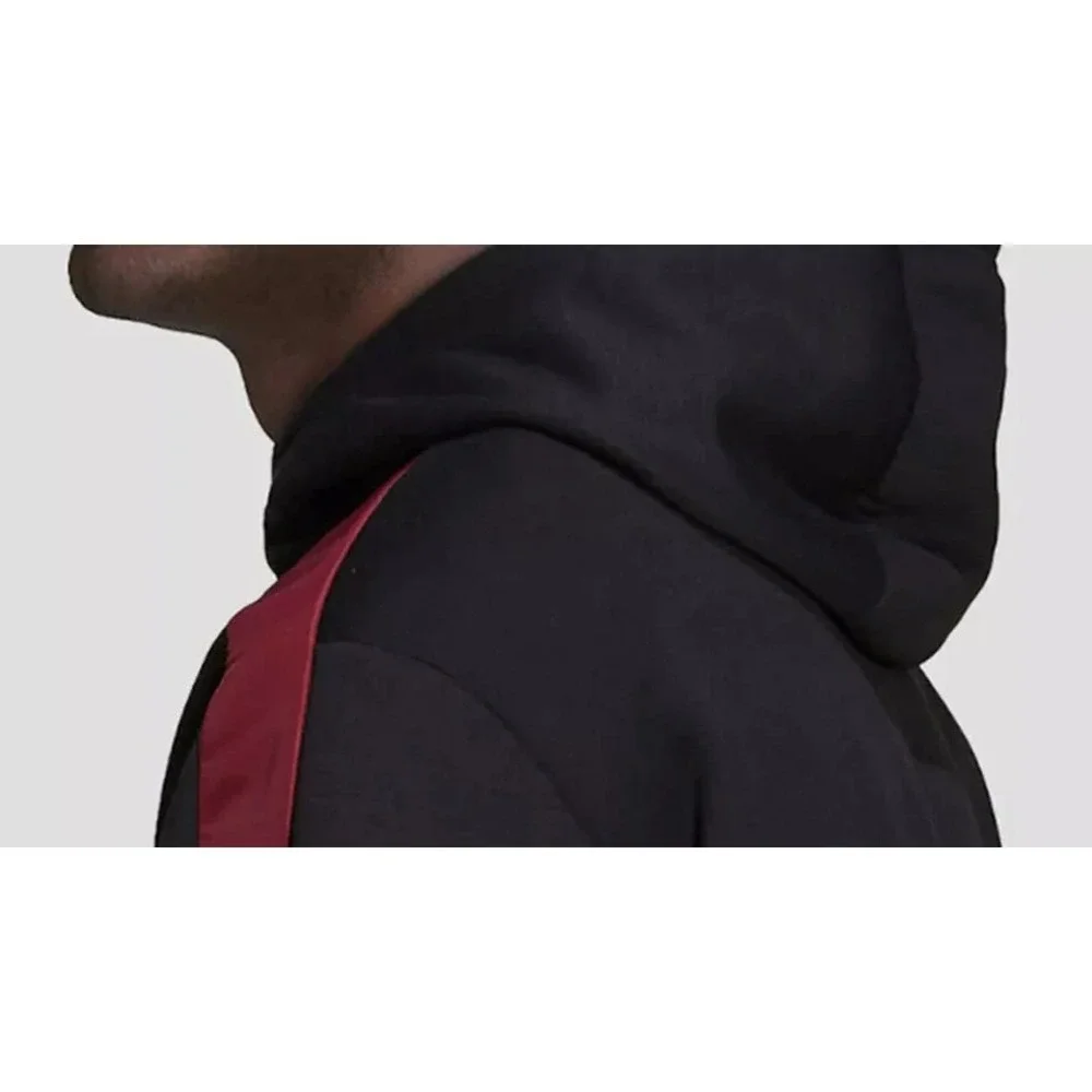 Adidas Men‎ Tiro Long Track Top Jacket Black Red Athletic Run GYM Jackets H60016
